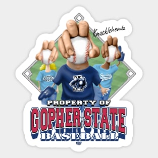 Knucklehead for Gopher State Baseball Sticker